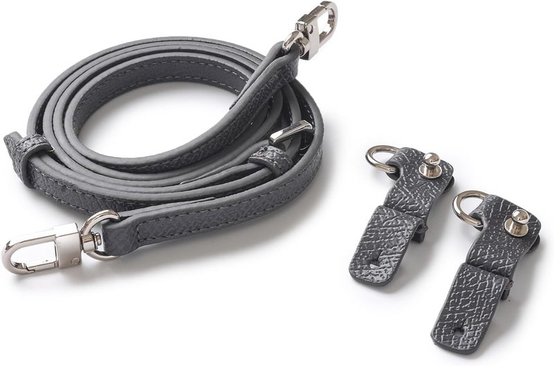 KOMHPS Purse Straps Replacement, Leather Handbag Crossbody Shoulder Strap Kit Adjustable for Mini Longcamp Tote Bag Women - Image 2